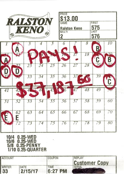 keno winning chart|keno payout chart ri.